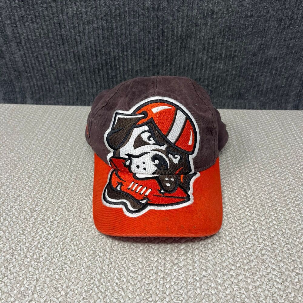 Vintage Y2K Cleveland Browns SnapBack Hat Dawg Pound NFL LEE Sport